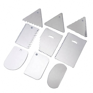 Set di 9 Pezzi in Acciaio Inox: Tagliapasta, Spatola <span class=keywords><strong>per</strong></span> Torte, Raschietto <span class=keywords><strong>per</strong></span> Crema, Utensili <span class=keywords><strong>per</strong></span> Pasticceria - Product Image 1