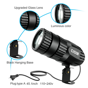 Proyector <span class=keywords><strong>LED</strong></span> <span class=keywords><strong>Pinspot</strong></span> <span class=keywords><strong>RGBW</strong></span> 4 en 1 de 15W con Control Remoto Automático, IP33, 4100K Blanco Neutro, AC 85-265V para Fiestas, Clubes, Escenarios y Eventos - Product Image 3