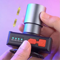 Lampe frontale LED rechargeable USB portable, étanche, super lumineuse 3W en ABS, avec zoom, idéale pour le camping - Vente en gros