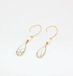 PJ-C484 Conjunto de Collar y Pendientes de Estilo Bohemio con Borlas de Turquesa y Piedras Preciosas, Cadena para Suéter, Joyería de Moda, Regalo de Alta Calidad - Product Image 2