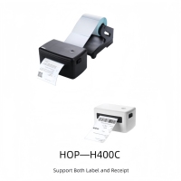 Imprimante d'étiquettes thermiques 4 pouces en stock Chine Tête d'impression + Adaptateur mural 203dpi Interface USB