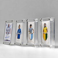 Plaque de protection transparente personnalisée en acrylique pour cartes TCG, avec boîte de rangement et protection antichoc