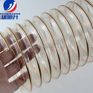 <span class=keywords><strong>Tuyau</strong></span> <span class=keywords><strong>d</strong></span>'aspirateur rétractable résistant à l'usure avec fil <span class=keywords><strong>d</strong></span>'acier plaqué cuivre en spirale, <span class=keywords><strong>tuyau</strong></span> en PU transparent rétractable - Product Image 6