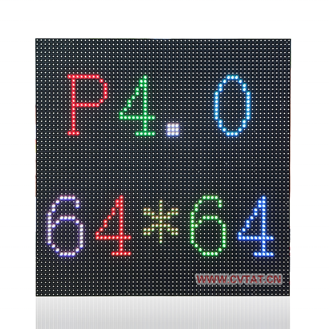P4 Indoor Full-Color 1080P LED Display Panel RGB Advertising Board 256*256mm Module Hub75 500cd Brightness HDR10 DCI-P3 95%