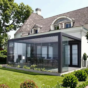 Pergola à lames orientables en aluminium, directement de l'usine, avec un délai de livraison rapide pour les projets commerciaux extérieurs en gros - Product Image 1