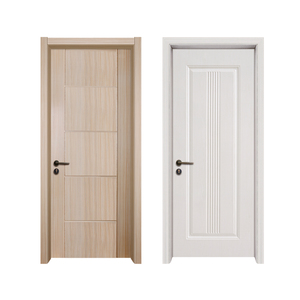 Venta de fábrica impermeable anto-termitas de madera WPC puertas interiores para casas con <span class=keywords><strong>marco</strong></span> - Product Image 1