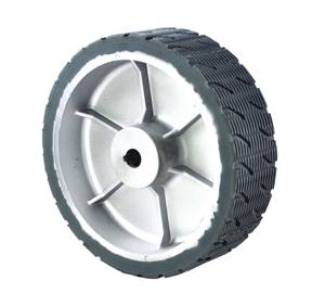 Quelle Fabrik produkte 250 X80mm Aluminium Polyurethan Rutsch feste Lenk rolle Kehrmaschine Lenk rolle Kehrmaschine Antriebsrad - Product Image 4