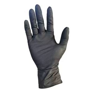 Gants de sécurité robustes en nitrile pur 6-8 mil, texture diamant, personnalisables avec logo, pour mécaniciens, protection chimique, directement de l'usine - Product Image 3