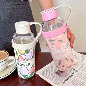 Large Capacity Portable Thermos Cup For Women With Tea Water Separation Design Keeps Cold Perfect For Gifts - Product Image 2