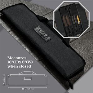Estuche Portacuchillos de Viaje Impermeable y Portátil, Bolsa de Herramientas Resistente, Material de Lona con Logotipo, Plegable, Muestra Gratis - Product Image 5
