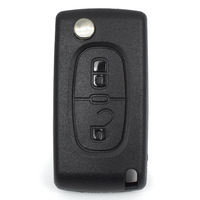 2 Buttons Black CIT Smart Key 433mhz 7961Chip Auto Replacement Blank Blade Remote Key with groove Vehicle Key