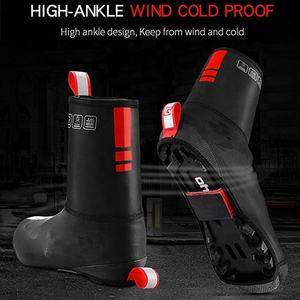 <span class=keywords><strong>Couvre</strong></span>-chaussures de cyclisme en néoprène, 1 paire, couverture polaire, coupe-vent, pour cyclisme de montagne - Product Image 2
