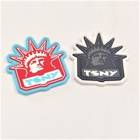 Patchs PVC personnalisés avec logo, thermocollants, à coudre, badges en caoutchouc gaufré, patchs en silicone souple 2D 3D, patchs en caoutchouc PVC pour vêtements
