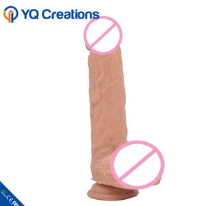 Dildo de <span class=keywords><strong>silicone</strong></span> macio de 7.2 polegadas, de borracha, pênis com ventosa forte, brinquedo sexual adulto para mulheres, imperdível - Product Image 2