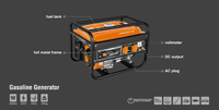 OEM 3200W 15L Tri Carburant Gaz Propane Gaz Naturel Générateur Portable Avec 4 Temps Refroidi Par Air Essence Générateur