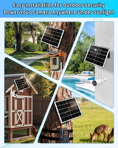 26W 15V Mono Silikon Güneş Paneli Şarj Cihazı Yüksek Dönüşüm Oranı 2 X 13W Çift Kombine Güç, Dış Mekan Güvenlik Kamerası Gücü için - Product Image 5