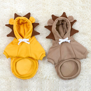 Lion Hoodie Pet <b>Clothes</b> <b>For</b> Dogs <b>Cats</b> Small Medium Large Breed Autumn Winter Fleece Sweatshirt Cute Design Polyester Material - Product Image 2