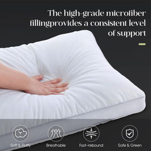 قماش قطني طبيعي ألياف رمية بديلة لأسفل وسادة مفرغة - Product Image 4