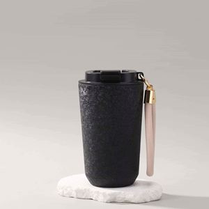 Simple 304 Stainless Steel <b>Coffee</b> Mug Portable Car Thermos Business Office Gift Dual-Drink Mug - Product Image 4
