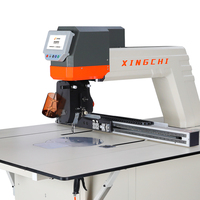 Máquina DE COSER Industrial programable con cabezal giratorio de 360 grados, nueva cerradura, patrón de cama plana, sofás de cuero/Metal para coche