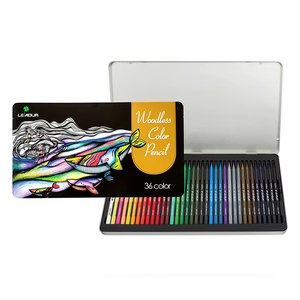 Juego de Lápices de Colores Sin Madera LEADUR, Certificado ISO9001, Redondos, 145x7.2mm, <span class=keywords><strong>36</strong></span> Colores, para Dibujar y Escribir, Gran Venta 2024 - Product Image 5