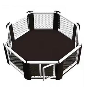 OEM MMA arti marziali 5m * 5m gabbia ottagonale con telaio in acciaio per la lotta di boxe professionale - Product Image 2