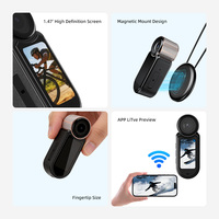 Perekam Video Digital 2026 Kamera Tubuh Mini Kamera Aksi Kecil 1080p dengan Wifi untuk Baterai Lithium Ukuran Layar