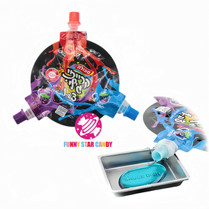 Vente en gros Collations <span class=keywords><strong>Caramella</strong></span> 3 en 1 Bonbons aigres multicolores Confiture à presser saveur de fruit Bonbon liquide - Product Image 4