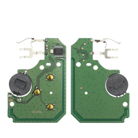 Clé à distance 433Mhz ID46 PCF7947 puce 3 boutons pour Megane Scenic 2003-2008 carte à puce d'urgence en plastique noir