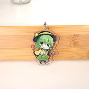 mayor claro recuerdo personalizado llavero de logotipo impreso transparente de <span class=keywords><strong>dibujos</strong></span> animados <span class=keywords><strong>anime</strong></span> acrílico encanto de - Product Image 5