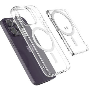 [pluslook] Portefeuille magnétique avec fente pour cartes Magsafe, avec support d'anneau durable pour iPhone MagSafe, angle de vision facile - Product Image 4