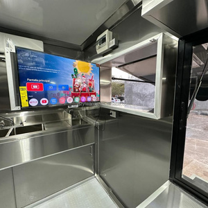 Camion de restauration rapide abordable de 16 pieds avec télévision, remorque de cuisine <span class=keywords><strong>mobile</strong></span> <span class=keywords><strong>pour</strong></span> hot-dogs, à vendre aux États-Unis et en Europe. - Product Image 4