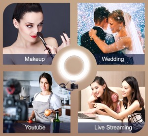 Lumière Anneau avec 2m Trépied Ring Light avec Télécommande <span class=keywords><strong>Lampe</strong></span> Luminosité ring light <span class=keywords><strong>action</strong></span> - Product Image 5
