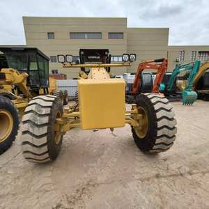 Japón original de segunda mano Caterpillar 140H motoniveladora precio barato usado CAT 140H 140K motoniveladoras medias en Shanghai Yard - Product Image 6