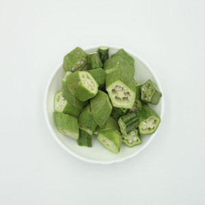 Cube de gombo lyophilisé FD de haute qualité fabriqué en usine exportation chinoise pour la nourriture instantanée - Product Image 3