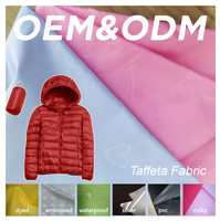 Oil CIRE Taffetas Tissu léger imperméable pour manteau d'hiver Veste en duvet