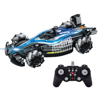 Voiture télécommandée 2.4G F1 Sport RC Formule 1 de course et de drift haute vitesse, avec fonction de fumée et cascades sur quatre roues