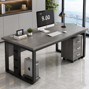 Moderner Büroschreibtisch mit Schubladen für Lehrer, Rektor, Schulleiter, Chefschreibtisch, Computertisch für Schulverwaltung - Product Image 1