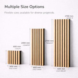 Panneau mural intérieur commercial <span class=keywords><strong>avec</strong></span> <span class=keywords><strong>lattes</strong></span> en <span class=keywords><strong>bois</strong></span> pour les murs des bureaux, des halls d'accueil et des zones <span class=keywords><strong>de</strong></span> réunion - Product Image 4