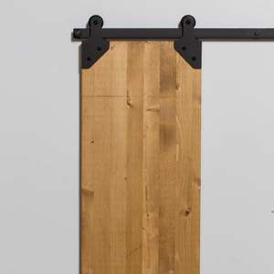 WEKIS Fabricado Cuchillo Tipo Casas Casa Montaje en el <span class=keywords><strong>techo</strong></span> <span class=keywords><strong>Puerta</strong></span> de madera de vidrio Prefabricado <span class=keywords><strong>Puerta</strong></span> <span class=keywords><strong>corredera</strong></span> de Granero Kit de hardware y guía de piso - Product Image 5