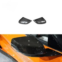 Coques de rétroviseurs en fibre de carbone sèche à coller pour Chevrolet Corvette C8 2020-2021
