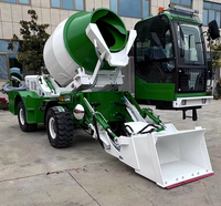 Camión Mezclador de Concreto Autocargable de 4m³ con Bomba de Limpieza de Alta Presión y Sistema de Tambor Autolimpiante para Construcción