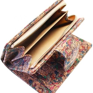 Vegan Women Clutch <b>Wallet</b> Cork Leather <b>Wallets</b> PU Leather Slim RFID Blocking <b>Card</b> <b>Holder</b> <b>Wallet</b> Purse for Women - Product Image 1