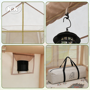 Kawagebo Kamp (KK) 10' X 7' Inflable 6.3 ㎡   Carpa <span class=keywords><strong>de</strong></span> Camping Inflable Oxford con Claraboya para Fiestas y Glamping - Product Image 5