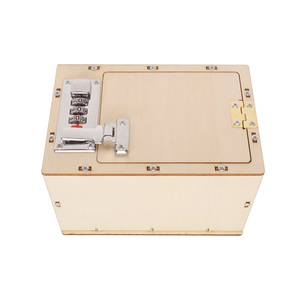 Custom Wood Educational Products Diy <strong>Easy</strong> Mechanical Cipher Box Assembly Toys 3D Wooden <strong>Puzzle</strong> for Children - Product Image 3