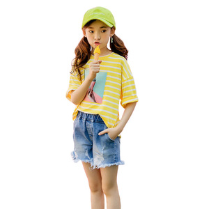T-shirt Display Rack and Embroidered Denim <b>Pants</b> Sport Suit for Kids Children Bulk Buy From China Supplier Shopping - Product Image 1