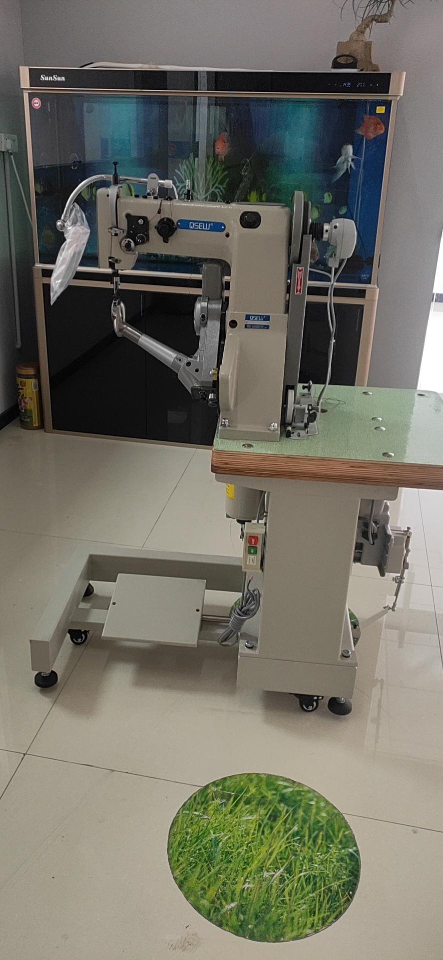 QS-168 Double Thread Lockstitch Shoe Border Stitcher