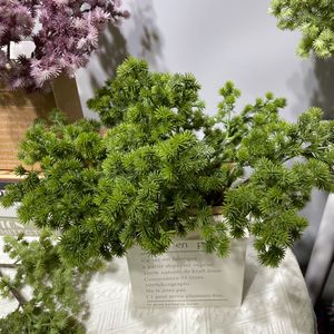 ZUOYI Planta Artificial Pequeño Pinus Cliff Cypress, Rama Bonsai, Pino de Belleza, Carnoso, 35cm - Product Image 5