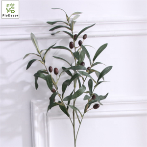 Commercio all'ingrosso di Qualità di Hight Artificiale <span class=keywords><strong>Rami</strong></span> di <span class=keywords><strong>Ulivo</strong></span> Con Berry Foglie Verdi Verde di Cerimonia Nuziale Della Decorazione Della Casa - Product Image 3