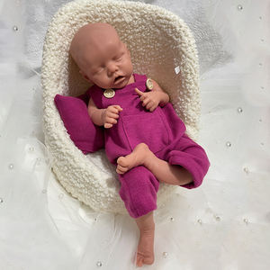 Muñeca <span class=keywords><strong>Reborn</strong></span> Bettie <span class=keywords><strong>Bebe</strong></span>, Cuerpo Completo de Silicona, 45 cm, Coleccionable, Realista, Sin Pintar, Kits de Bebé Recién Nacido, Gemelo - Product Image 6